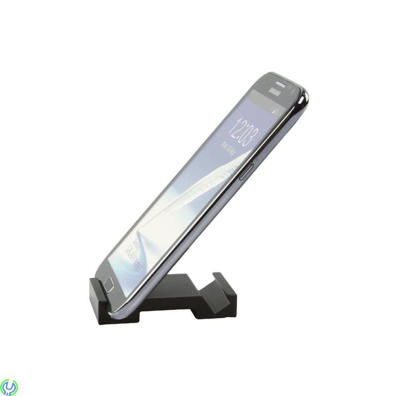 Universalt stativ för smartphone i aluminium, Svart, Universala stativ för smartphone, Svart, Övriga mobiltillbehör, , Nedis