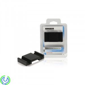 Universalt stativ för smartphone i aluminium, Svart, Universala stativ för smartphone, Svart, Övriga mobiltillbehör, , Nedis