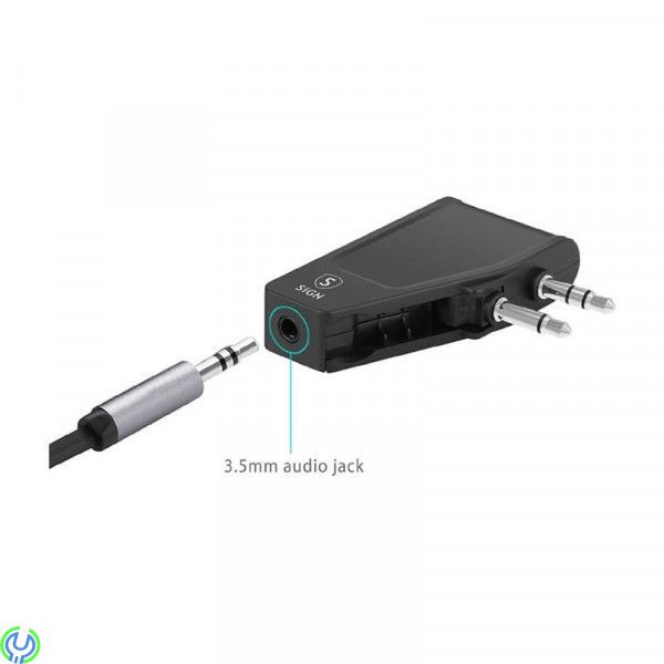 Flygplansadapter för Trådlösa Hörlurar, SiGN Flygplansadapter för trådlösa hörlurar., Adapter, , SIGN