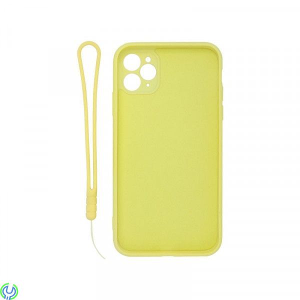 iPhone 11 Pro Mjuk silikonfodral , Gul, Mjuk silikonfodral för iPhone 11 pro med stand magnetisk ring hållare., iPhone 11 modell