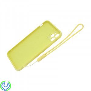 iPhone 11 Pro Mjuk silikonfodral , Gul, Mjuk silikonfodral för iPhone 11 pro med stand magnetisk ring hållare., iPhone 11 modell