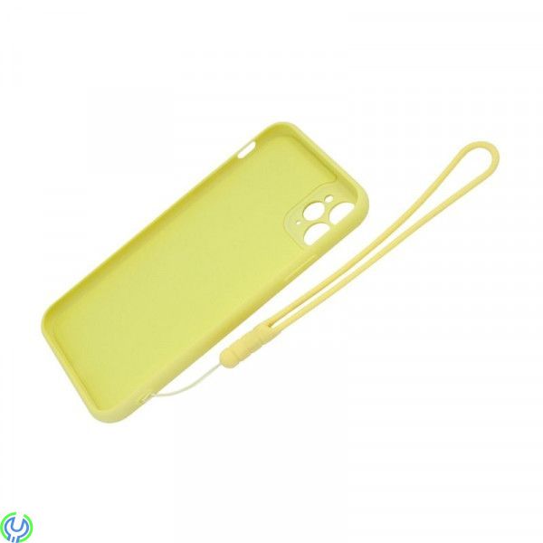 iPhone 11 Pro Mjuk silikonfodral , Gul, Mjuk silikonfodral för iPhone 11 pro med stand magnetisk ring hållare., iPhone 11 modell