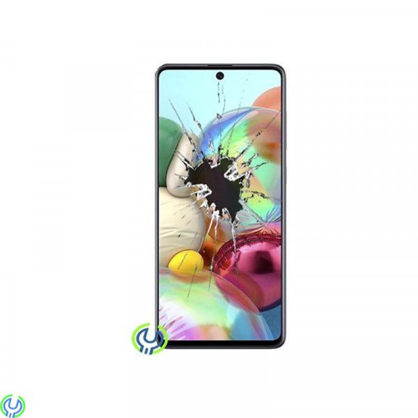 Galaxy A71, Original SKÄRMBYTE, Svart, Lyckats att krossa glaset på din Galaxy A71 SM-A715F?, A70/71 (SM-A705F), , Samsung