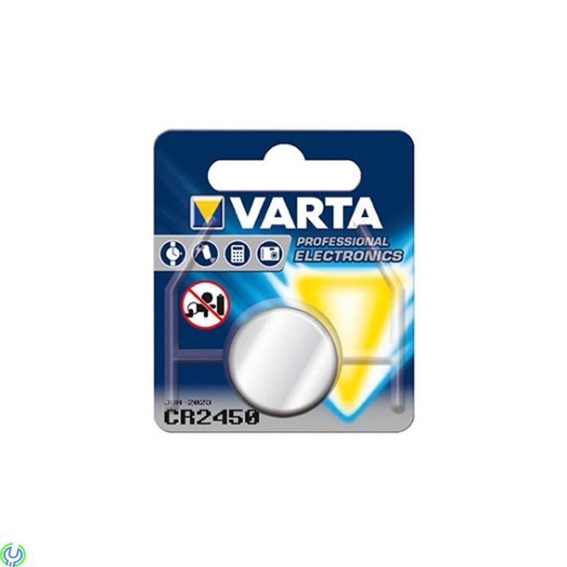 VARTA-CR2450 Litium, VARTA typ: CR2450 Spänning: 3 V, Hem & Fritid, , Varta