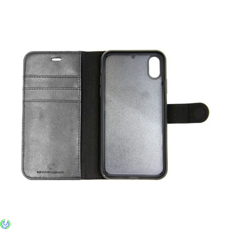 Mobilfodral i äkta Läder för iPhone XR, Svart, Mobilfodral i äkta Läder för iPhone XR, Svart, iPhone X modeller, , RVELON