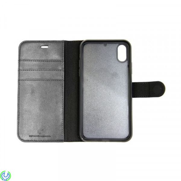 Mobilfodral i äkta Läder för iPhone XR, Svart, Mobilfodral i äkta Läder för iPhone XR, Svart, iPhone X modeller, , RVELON
