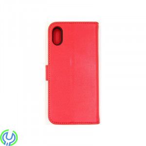 Magnet Mobilfodral äkta Läder för iPhone XR, Röd, 2 i 1 Magnet Mobilfodral äkta Läder för iPhone XR, Röd, IPHONE XR, , Elgruvan