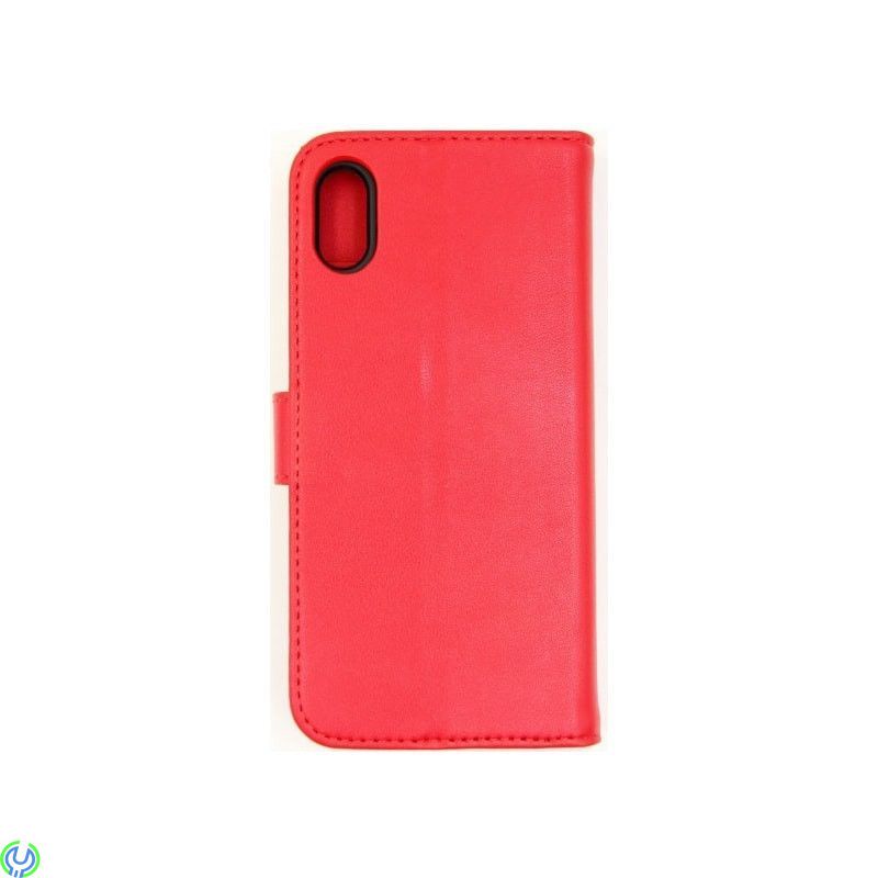 Magnet Mobilfodral äkta Läder för iPhone XR, Röd, 2 i 1 Magnet Mobilfodral äkta Läder för iPhone XR, Röd, IPHONE XR, , Elgruvan