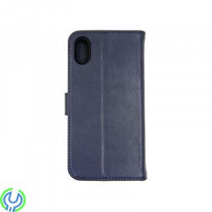 Magnet Mobilfodral äkta Läder för iPhone XR, Blå, 2 i 1 Magnet Mobilfodral äkta Läder för iPhone XR, Blå, IPHONE XR, , Elgruvan