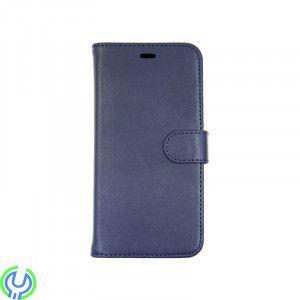 Magnet Mobilfodral äkta Läder för iPhone XR, Blå, 2 i 1 Magnet Mobilfodral äkta Läder för iPhone XR, Blå, IPHONE XR, , Elgruvan