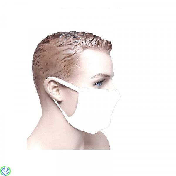 Antibakteriell Mun & Andningsskydd, Medium, Vit, Antibakteriell Mun & Andningsskydd Återanvändbar PRODI, Vit, Hygien/Skyddsvisir