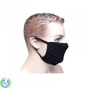 Antibakteriell Mun & Andningsskydd, Medium, Svart, Antibakteriell Mun & Andningsskydd Återanvändbar PRODI, storlek M., Hygien/Sk