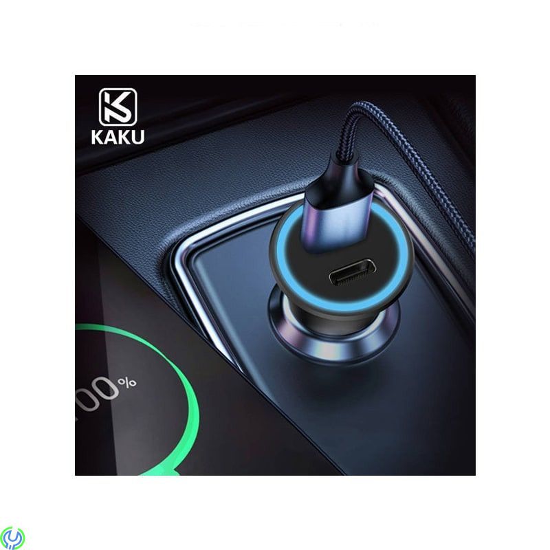 Billaddare USB-C PD 18W + USB 3.0, 3A KAKU, KAKU 18W USB-C PD 18W + USB QC 3.0 18W Billaddare med Dual Port.


, Kablar & Lad