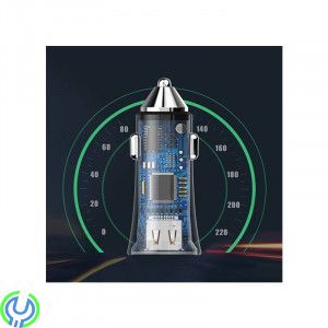 Billaddare USB-C PD 18W + USB 3.0, 3A KAKU, KAKU 18W USB-C PD 18W + USB QC 3.0 18W Billaddare med Dual Port.


, Kablar & Lad