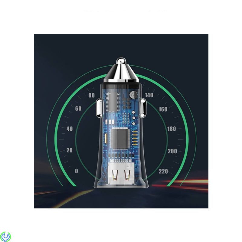 Billaddare USB-C PD 18W + USB 3.0, 3A KAKU, KAKU 18W USB-C PD 18W + USB QC 3.0 18W Billaddare med Dual Port.


, Kablar & Lad