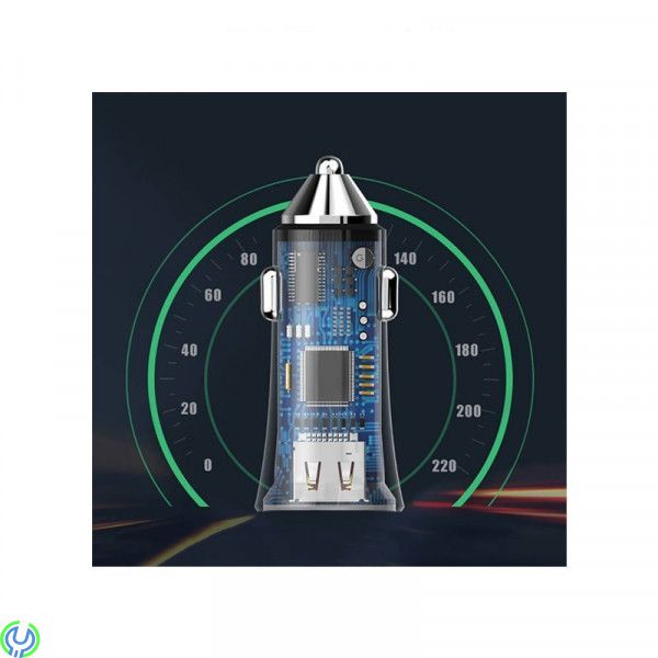 Billaddare USB-C PD 18W + USB 3.0, 3A KAKU, KAKU 18W USB-C PD 18W + USB QC 3.0 18W Billaddare med Dual Port.


, Kablar & Lad