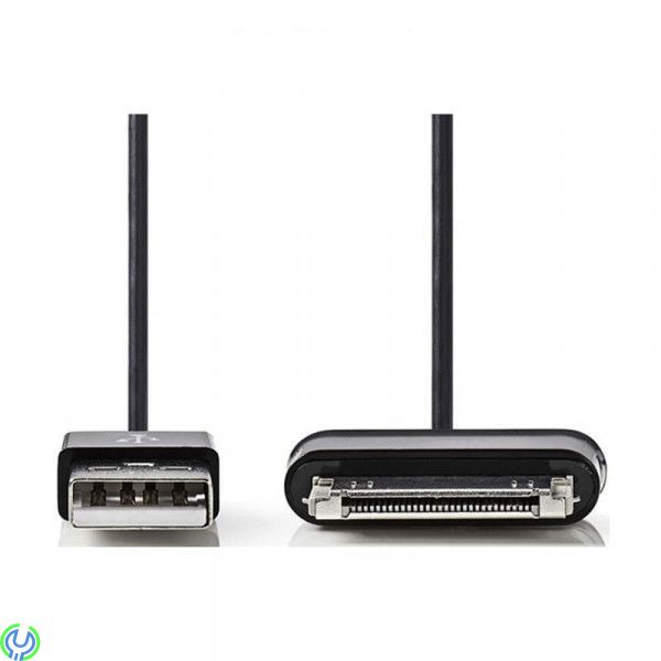USB 2.0 A - samsung Tab 30pin datakabel, Samsung USB 2.0 A - samsung Tab 30pin datakabel, 30-pin, , Nedis