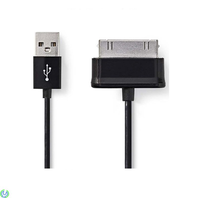 USB 2.0 A - samsung Tab 30pin datakabel, Samsung USB 2.0 A - samsung Tab 30pin datakabel, 30-pin, , Nedis