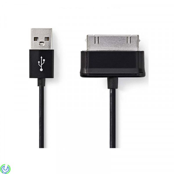 USB 2.0 A - samsung Tab 30pin datakabel, Samsung USB 2.0 A - samsung Tab 30pin datakabel, 30-pin, , Nedis