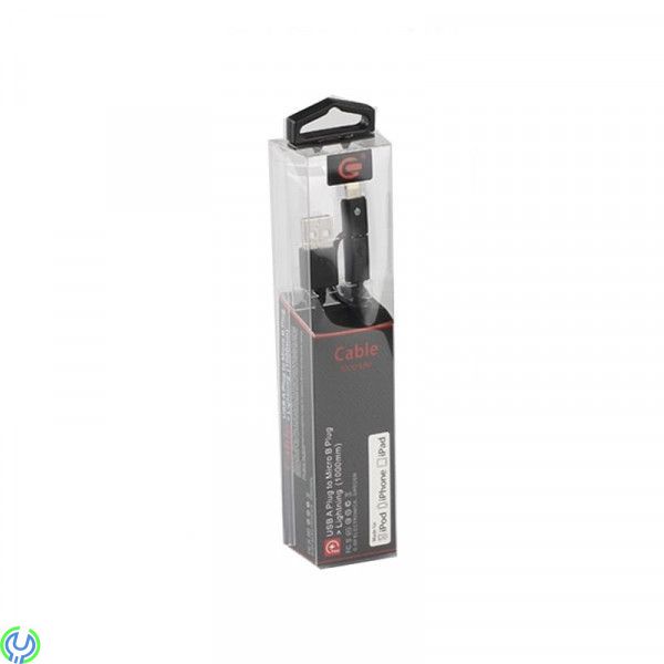MIKRO USB MED Lightning ADAPTER 1M SVART, MFI-certifierad USB 2.0 Type-A till Micro USB och Lightning, Micro USB, , Elgruvan