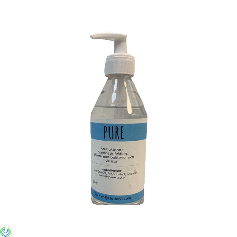 Handsprit, Pure 500 ml, Återfuktande handdesinfektion. Effektiv mot bakterier och virus., Hygien/Skyddsvisir, , Elgruvan