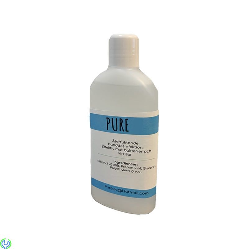 Handsprit, Pure 250 ml, Återfuktande handdesinfektion., Hygien/Skyddsvisir, , Elgruvan