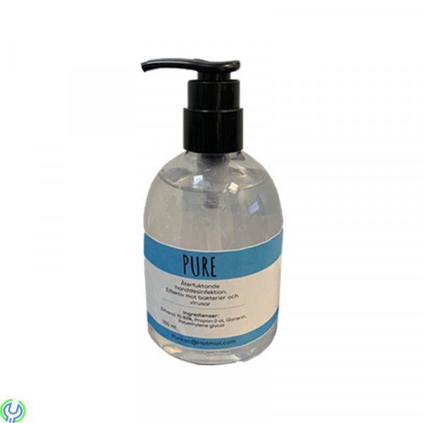 Handsprit, Pure 300 ml, Återfuktande handdesinfektion., Hygien/Skyddsvisir, , Elgruvan