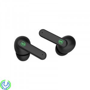 STREETZ gaming Trådlösa hörlurar, TWS, svart, Trådlösa gaminghörlurar med läcker design och ergonomisk in-ear-passform, In-Ear H