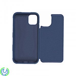 iPhone 11 Pro Max PU läder Kickstand fodral blå, PU Leather Back Flip Kickstand Card Case Blue For iPhone 11 Pro Max, iPhone 11 