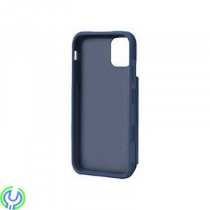 iPhone 11 Pro Max PU läder Kickstand fodral blå, PU Leather Back Flip Kickstand Card Case Blue For iPhone 11 Pro Max, iPhone 11 