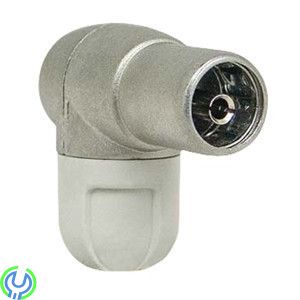 HF-TÄT VINKELKONTAKT IEC HONA 4131, HF-TÄT VINKELKONTAKT IEC HONE, Antenn kontakter, , TELEVÉS