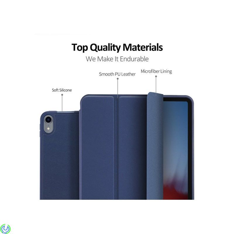 Fodral för iPad Pro 11" Dux Ducis Tri-fold - Blå, Vikbart fodral som skyddar din surfplatta., iPad Pro 11", , DUX DUCIS