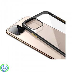iPhone 11 Pro Transparent Breaking Proof Fodral, TPU Edge Transparent Breaking Proof Csae för iPhone 11 Pro Black, iPhone 11 mod