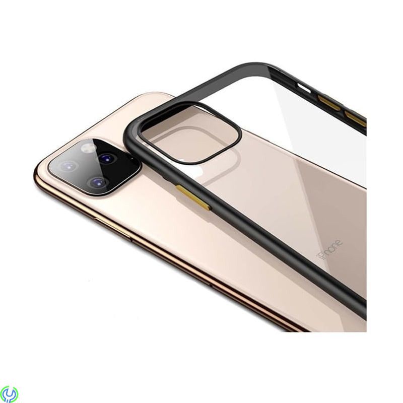 iPhone 11 Pro Transparent Breaking Proof Fodral, TPU Edge Transparent Breaking Proof Csae för iPhone 11 Pro Black, iPhone 11 mod