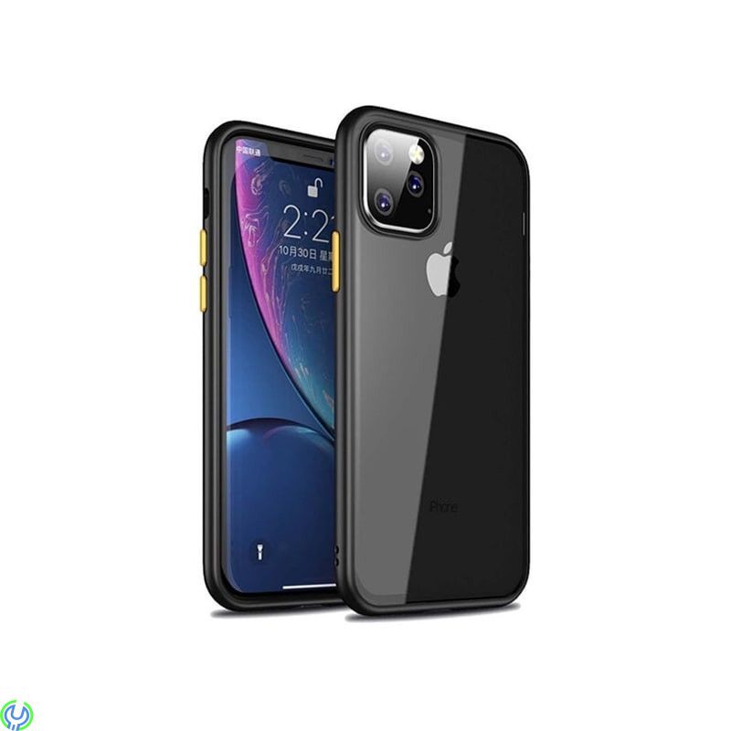 iPhone 11 Pro Transparent Breaking Proof Fodral, TPU Edge Transparent Breaking Proof Csae för iPhone 11 Pro Black, iPhone 11 mod