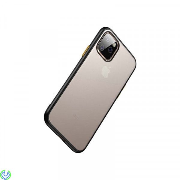 iPhone 11 Pro Transparent Breaking Proof Fodral, TPU Edge Transparent Breaking Proof Csae för iPhone 11 Pro Black, iPhone 11 mod