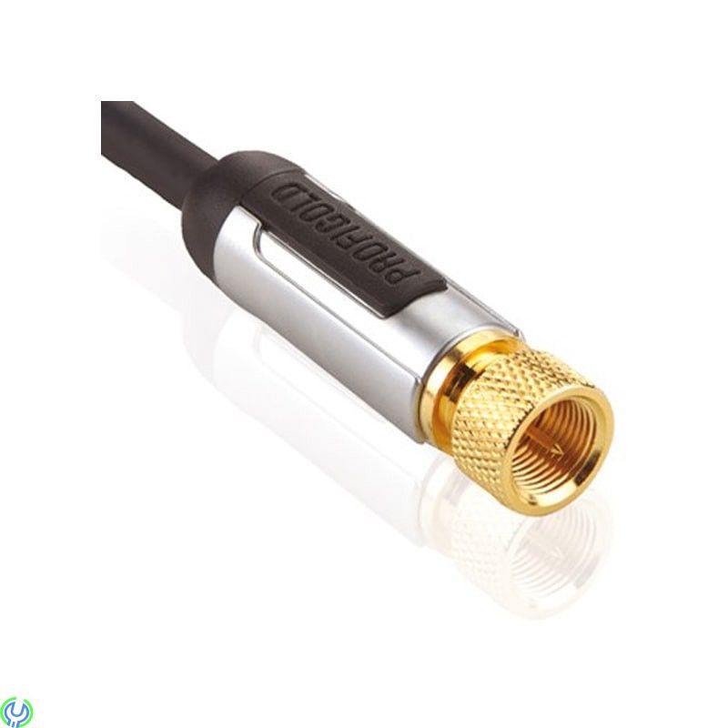 Profigold - Satellit kabel 2m, AT-teknologi hjälper till att minska störningar för en skarpare, tydligare videobild., Kabel & Ko
