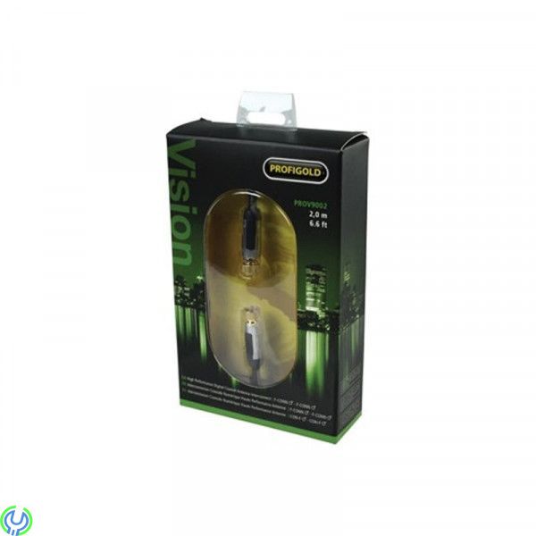 Profigold - Satellit kabel 2m, AT-teknologi hjälper till att minska störningar för en skarpare, tydligare videobild., Kabel & Ko