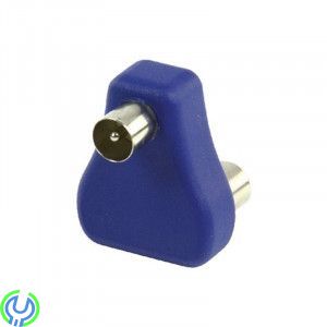 VIDEOKOPPLARE HANE - 2x HONA, Koax hane - 2x koax hona coupler med nickelpläterade anslutningar., Vägguttag, , HQ