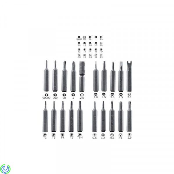 BST-8930 Precision Magnetisk Skruvmejsel Kit - 22st, Multifunktionella precisions skruvmejsel för Mobiltelefon., Mobil Verktyg, 