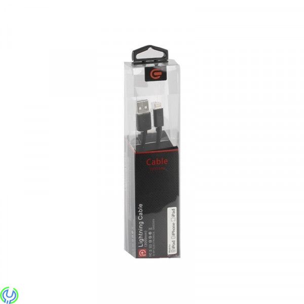 G-SP IPHONE LIGHTNING CABLE 3M Black, Charge and sync all your Lightning connector devices quickly and safely., Kablar & Laddare