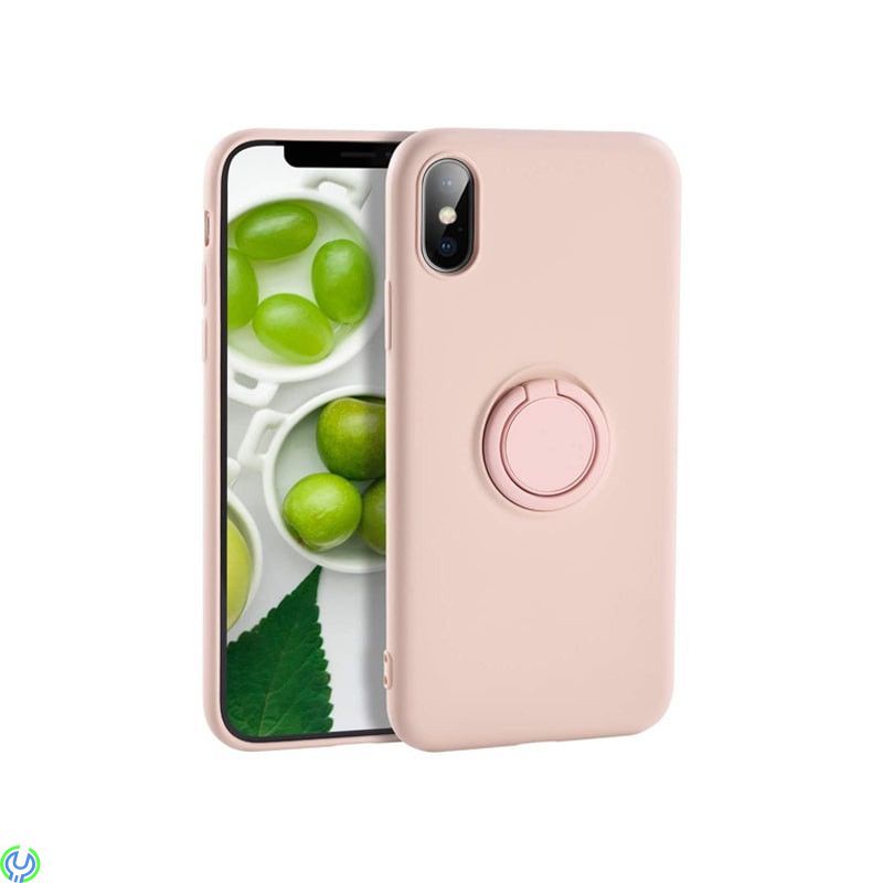 Mjuk silikonfodral för iPhone 11 Pro Max, rosa, Mjuk silikonfodral för iPhone 11 Pro Max med magnetisk ring hållare.


, iPho
