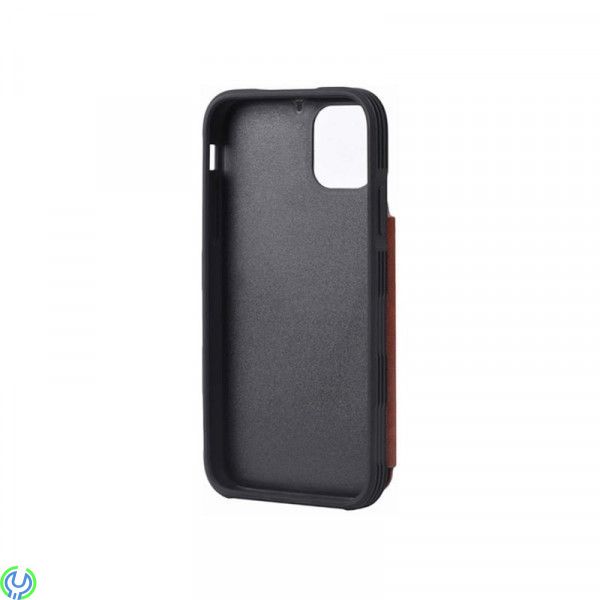 iPhone 11 Pro Max läder fodral brun, PU Leather Back Flip Kickstand Card Case Brown For iPhone 11 Pro Max


, iPhone 11 model