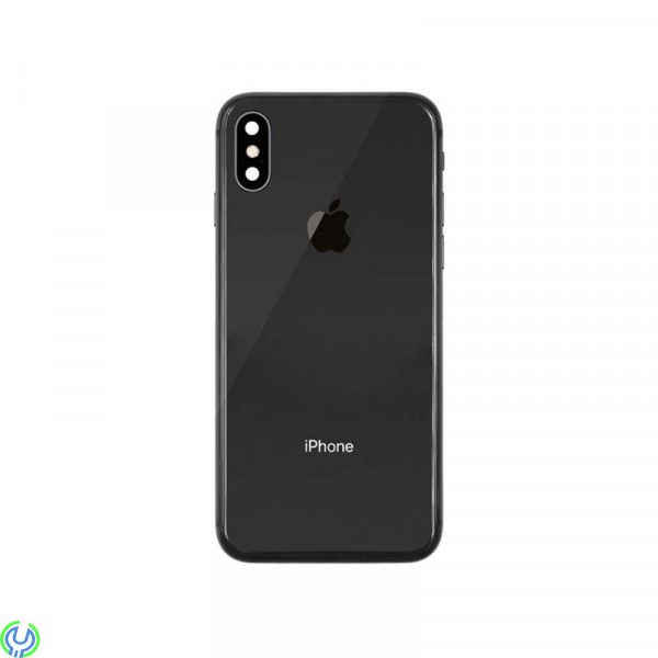 iPhone XS Baksida Komplett Original, Svart, iPhone XS Baksida Komplett Original, Svart, iPhone XS, , 