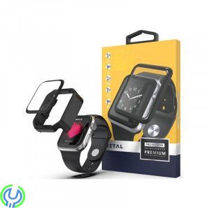 iWatch 40mm Heltäckande Glas med Easy Applikator, iWatch 40mm 3D Heltäckande HD PMMA Premium Glas med Easy Applikator, Apple Wat