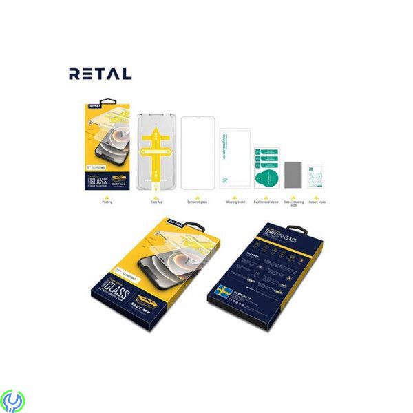 iPhone 12 Pro Max skärmskydd med Easy Applikator, iPhone 12 Pro Max skärmskydd 2.5D Heltäckande med Easy Applikator, iPhone 12 P