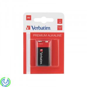 Verbatim batteri, 9V/6LR61, Alkaliskt, 1-pack, Verbatim batteri, 9V/6LR61, Alkaliskt, 1-pack, Alkaliska Batterier, , Verbatim