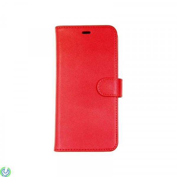 iPhone XS MAX 2 i 1 Magnet Mobilfodral äkta Läder, 2 i 1 Magnet Mobilfodral äkta Läder för iPhone XS MAX, Röd, iPhone X modeller