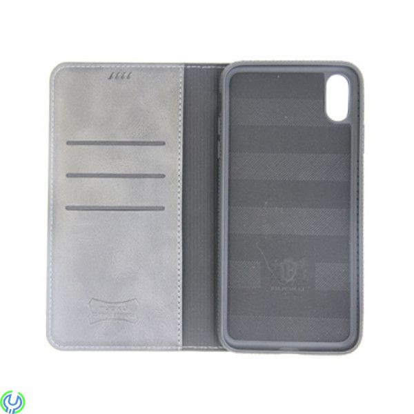 IPHONE XS MAX ÄKTA LÄDERVÄSKA SVART, IPHONE XS MAX ÄKTA LÄDERVÄSKA SVART, iPhone X modeller, , Elgruvan