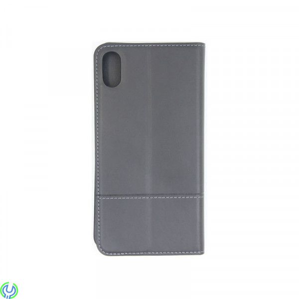 IPHONE XS MAX ÄKTA LÄDERVÄSKA SVART, IPHONE XS MAX ÄKTA LÄDERVÄSKA SVART, iPhone X modeller, , Elgruvan